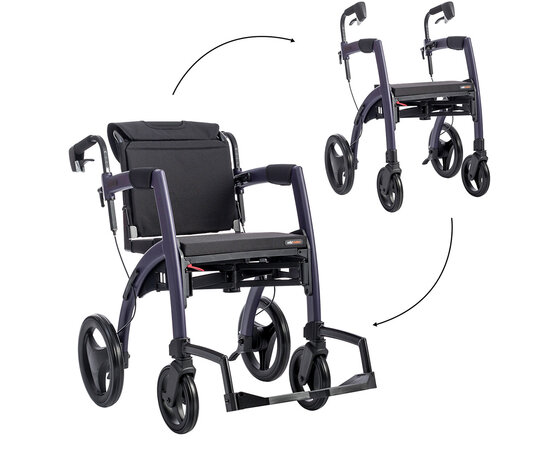 Rollz Motion opvouwbare rolstoel en rollator huren