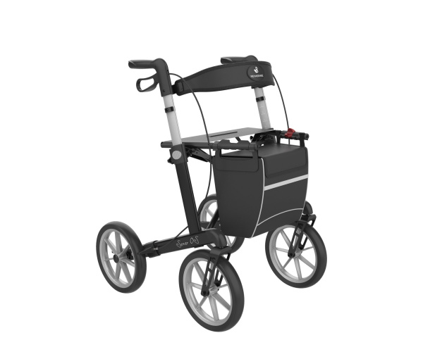 Rehasense Compacte buiten rollator | Grote wielen voor & achter - Rollators