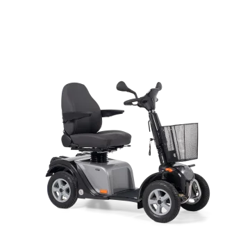 Life & Mobility Solo RX 4 vierwiel scootmobiel grijs bij Zorgbroeder