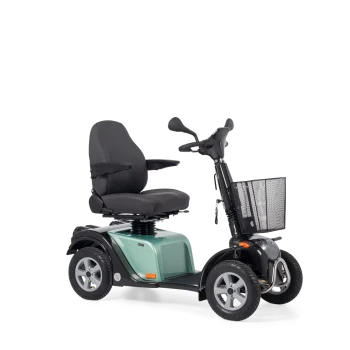 Life & Mobility Solo RX 4 fresh mint vierwiel scootmobiel bij Zorgbroeder