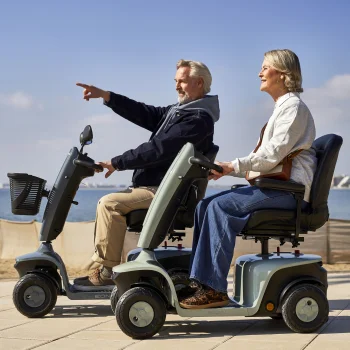 Vermeiren Eon vierwiel scootmobiel in modern design voor comfortabel en veilig rijden Zorgbroeder